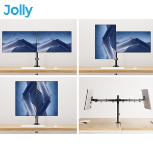 JOLLY 14''-32'' Monitör Kolu Desteği 2 Monitörlü Masaüstü Montaj Aparatı Eklemli Çift Monitör Standı - Product Image 2