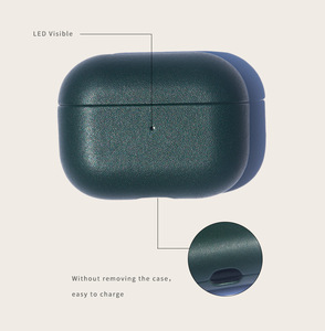 Housse de protection personnalisée en cuir microfibre sans fil étui pour écouteurs pour <span class=keywords><strong>Apple</strong></span> Airpods <span class=keywords><strong>2</strong></span> 3 <span class=keywords><strong>air</strong></span> pods - Product Image 5