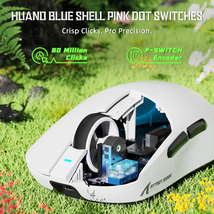 <span class=keywords><strong>2025</strong></span> tấn công ban đầu cá mập x8se Chuột chơi game không dây Ba chế độ 25000 DPI Chuột chơi game FPS siêu nhẹ - Product Image 6