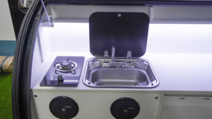 <span class=keywords><strong>Roulotte</strong></span> Mini Camper Leggera <span class=keywords><strong>in</strong></span> Alluminio Standard Australiano con Sospensioni Indipendenti, Spazio Privato Bianco per 2 Persone - Product Image 5