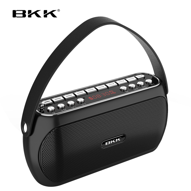 Colorful Multifunctional Portable FM Radio Recording AUX Audio Input Wireless Bluetooth Speaker