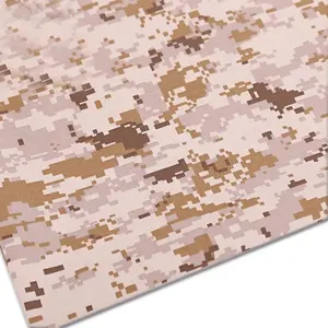 65 Poliester 35 Katun Gurun Digital Kain Seragam Camo untuk Timur Tengah