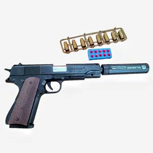 2024 Wholesale 1911 Glock toy pistol Softshell air soft gun projectile soft EAV guns children toys kid toy Modelo de pistola de