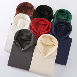 Tùy Chỉnh 500 GSM Cotton Dày Thêu Quá Khổ Hoodies Trống Đồng Bằng Không <span class=keywords><strong>C</strong></span>ó Chuỗi Unisex Biểu Tượng Tùy Chỉnh <span class=keywords><strong>C</strong></span>ộng Với Kích Thướ<span class=keywords><strong>c</strong></span> <span class=keywords><strong>C</strong></span>ủa Nam Giới Hoodies - Product Image 5