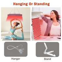 Shanglaite Offre Spéciale Panneau de Photothérapie LED de Bureau 660nm/850nm Appareil de Thérapie par Lumière Rouge Nettoyage des Pores Soulagement de la Douleur à Domicile US