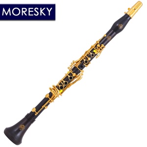 MORESKY Clarinette Bb en bois d'ébène plaqué or 17 clés Grenadilla Sib Klarnet M61 (OEM) - Product Image 3