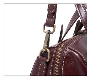Sac à bandoulière Hobo en cuir véritable grande capacité, nouveau modèle, vente en gros d'usine OEM ODM - Product Image 4