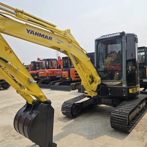 2024 Yanmar Vio55 Minigraafmachine 5.5 Ton Gebruikte Duurzame Graafmachine Goed Onderhouden Met Optionele Rubberen Rupsband En Extra Onderdelen - Product Image 4