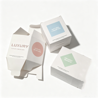 Boîte de maquillage cosmétique de luxe avec logo unique, emballage en papier pour produits de beauté, crème pour le corps, huile essentielle, ensemble d'emballage pour soins de la peau