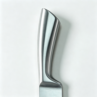 Couteau à pain moderne de 8 pouces, ultra-affûté, en acier inoxydable, dentelé, avec manche creux, idéal pour les gâteaux