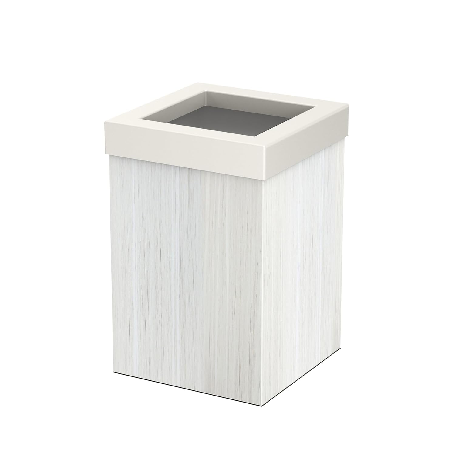 Couvercle blanc mat en chêne blanc