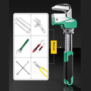 Clé hexagonale rapide réglable de type F, universelle, pour la maison, démontage de tuyaux de chauffage à grand diamètre, en acier inoxydable, métrique, OEM - Product Image 5