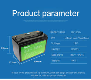 LiFePO4バッテリー 12V 24V 36V 48V 20Ah 40Ah 50Ah 60Ah 100Ah ディープサイクルリチウムイオンバッテリー - Product Image 6