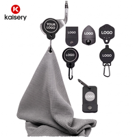 Serviette de golf à séchage rapide en microfibre gaufrée avec logo personnalisé et mousqueton – Vente en gros, accessoires de golf et serviettes de sport pour le nettoyage