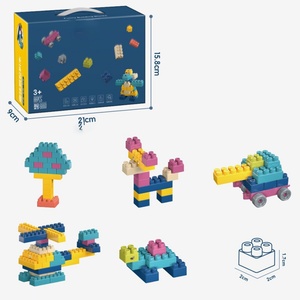 Bloques de Construcción para Niños, Granulares, de Plástico, para Jardín de Infancia, Juguetes Educativos Tempranos, Juego de Regalo en Caja con Almacenamiento - Product Image 5