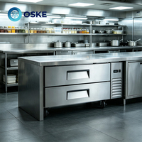 Réfrigérateur sous comptoir Chef Base pour cuisines professionnelles – Armoire de refroidissement pour conserver les ingrédients frais sous le plan de travail