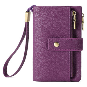 Cartera Corta de <span class=keywords><strong>Mujer</strong></span> de Piel Sintética Ultrafina, con Cierre, Antirrobo, para Tarjetas y Monedas, con Forro de Poliéster, Nuevo Estilo - Product Image 3