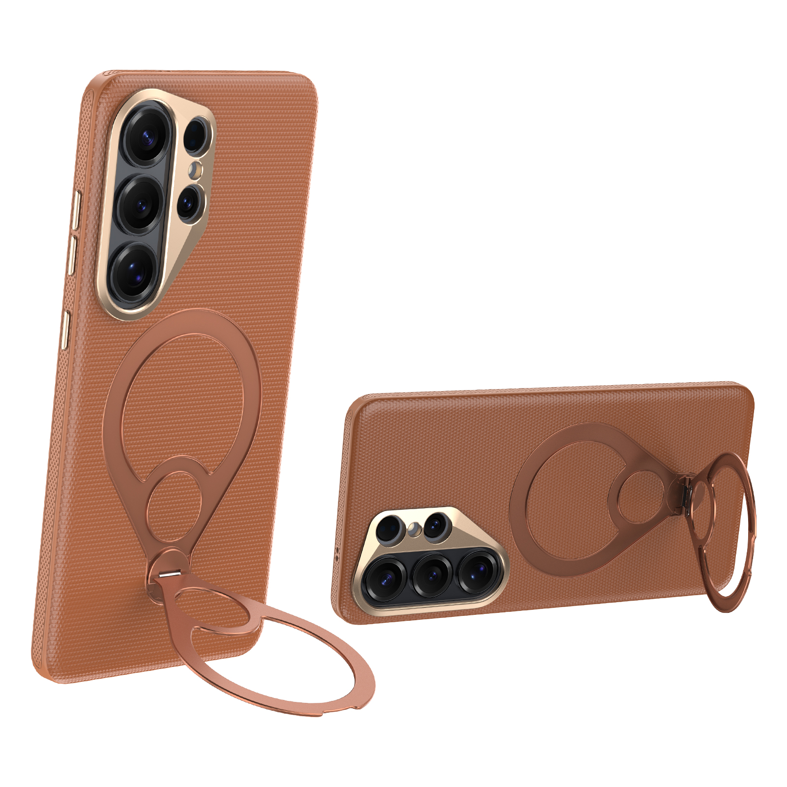 Anti slip edge - tennis racket bracket shell [brown]