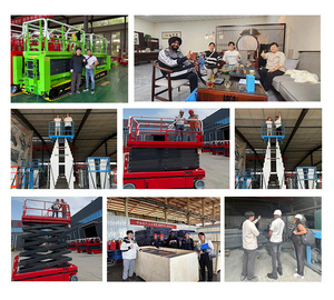 6M 8M 10m 12M 14m skylift di động nâng lên giàn giáo thủy lực cắt kéo nâng điện có người lái Nâng Nền tảng Hợp kim nhôm nâng - Product Image 6