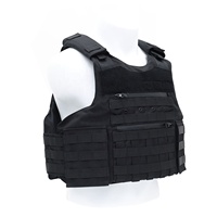 Chaleco Táctico de Protección VANDA 500D de Nailon con Corte Láser, Cierres Impermeables y Sistema Modular MOLLE para Servicio de Seguridad