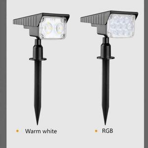 Lámpara de Pared LED Solar para Jardín, Césped, Parque y Lámpara de Proyección con Enchufe para Suelo y Árboles para Paisajismo Exterior - Product Image 2