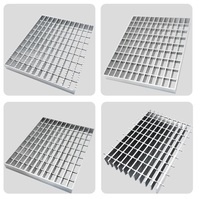 Acier galvanisé zingué Revêtement en poudre Revêtement antidérapant Grille de sol Plaque de fer Traction Bande de roulement Échelle Grilles Bouche de crocodile