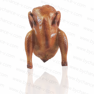 Realista falso <span class=keywords><strong>pollo</strong></span> asado <span class=keywords><strong>pollo</strong></span> crudo pavo para cocina restaurante Navidad Día de Acción de Gracias evento decoración pantalla - Product Image 2