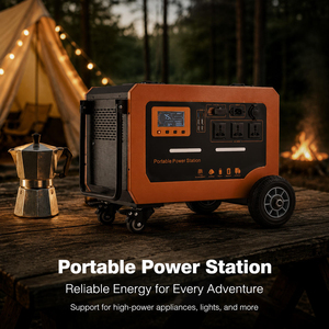 Banco de Energía Solar Portátil de Alta Calidad de 4000W y Estación de Energía con Batería LiFePO4 para Acampar al Aire Libre y Emergencias en el Hogar - Product Image 2