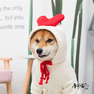 Fruit Pattern Dog <b>Cat</b> Hoodie Polyester Fleece Cute Autumn Winter <b>Clothes</b> Small Medium Pets - Product Image 3
