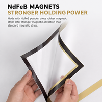 Cadre magnétique flexible en PVC A4 A3 personnalisé pour certificats, support mural à changement rapide pour affichage de documents, idéal pour les récompenses de bureau et scolaires