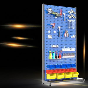 Fancheng Industries <b>Plastic</b> Tool Rack Pegboard with Hooks <b>Storage</b> Bins 10-12 <b>Drawers</b> for Workshop Organization - Product Image 1