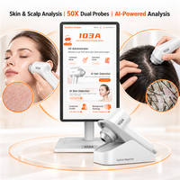 Analyseur de cuir chevelu professionnel AI, appareil d'analyse des cheveux et de la peau pour salon de beauté, soins des cheveux et du cuir chevelu