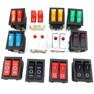 Interruptor de Botón Doble ON-OFF / ON-OFF-ON, Interruptor Basculante Mediano Iluminado por LED con Terminal de 6 Pines - Product Image 5