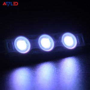 Modules LED RGBW haute luminosité IP65 12V RGB 5050 étanches et flexibles pour enseignes, modules LED DMX à 3 lentilles pour signalétique - Product Image 6