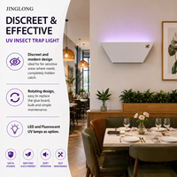 Trampa para Moscas Decorativa Comercial, Trampa para Moscas con Placa Adhesiva Montada en la Pared para Restaurante, Cafetería, Hotel, Fabricante OEM