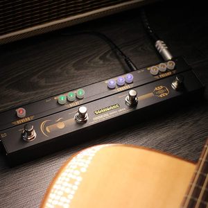 SONICAKE Multi-effecten voorversterker Chorus Delay Reverb Akoestische Gitaarpedaal Sonic Wood met XLR-uitgang & voetschakelaar Toppers 10mm - Product Image 3