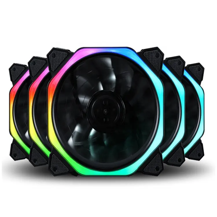 Oem Rgb Case Fan Pc Koelventilator Met Led-verlichting Cpu Koeler Fan