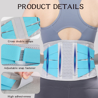 Ceinture de soutien lombaire respirante et ajustable pour l'été, vente en gros d'usine, gaine amincissante élastique pour activités quotidiennes