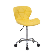 Chaise de Salon Moderne en Cuir, Fauteuil de Beauté Réglable, Tabourets Pivotants pour Pédicure et Manucure, Chaise de Barbier pour Extérieur et Chambre