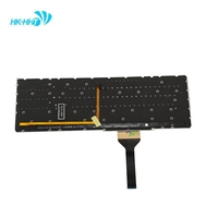 Keyboard Notebook HK-HHT Built-in untuk Nitro an515-46 -56 RED dengan lampu latar huruf tanpa pointer versi LA, suku cadang laptop
