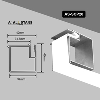 Plafonds tendus en tissu extensible pour intérieur, profilés en aluminium, bandes LED, film souple en PVC pour plafond tendu, vente au Kirghizistan