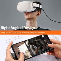 Câble VR 3M 5M 6M USB 3.2 Gen 2 Type C pour transfert de données et charge, compatible Steam pour accessoires VR Oculus Quest 2