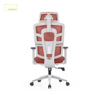 Chaise de bureau ergonomique personnalisée à prix d'usine, dossier haut en maille, pivotante et réglable, avec support lombaire
