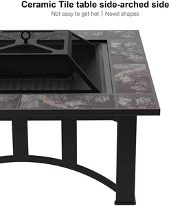 Al Aire Libre Fire Pit BBQ Grill Calentador Fire Pit Brasero Jardín Mesa portátil Estufa Patio Camping Fire Bowl - Product Image 5