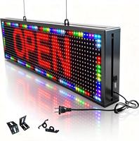 Letreros LED a Todo Color Desplazables P10 SMD IP65 Resistentes al Agua, Tamaño Personalizable, Pantalla de Mensajes Programable