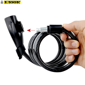 Verrou de vélo ETOOK avec système de fixation pratique, verrou de vélo à boucle, clé de verrouillage - Product Image 4