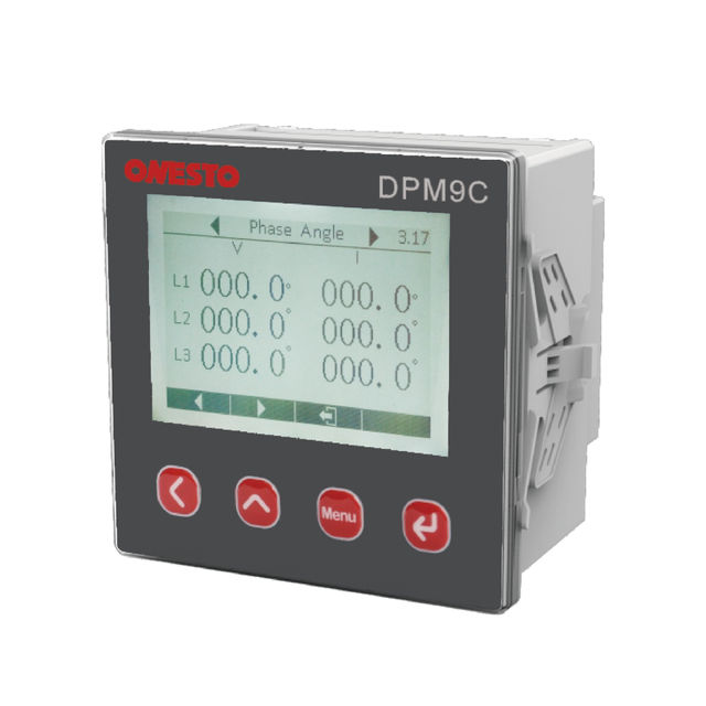 Onesto Panel Mounting Solar Energy Meter Power Measurement Meter WIFI 100V 380V AC Solar PV Meter