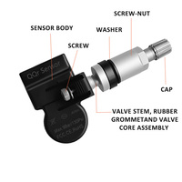 Inalámbrico programable sensores OEM reemplazo Sensor TPMS 315MHz y 433MHz en uno