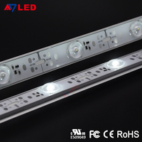 Barre LED rétroéclairée SMD3030 haute luminosité 14 LED/m DC12V/24V 160 °   Angle de faisceau IP20 à courant constant pour enseignes lumineuses