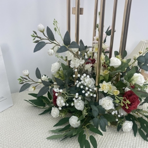 Centre de table de mariage floral 2024 pas cher boule de fleurs afrisial pour mariage - Product Image 2